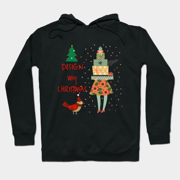 Design My Christmas, Architect Gift, Christmas Gift, Designer Gift Hoodie by Style Conscious